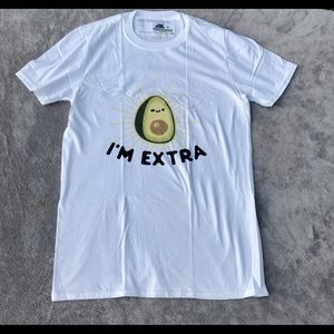 Women’s/Men’s White Fun T-Shirt Size Small